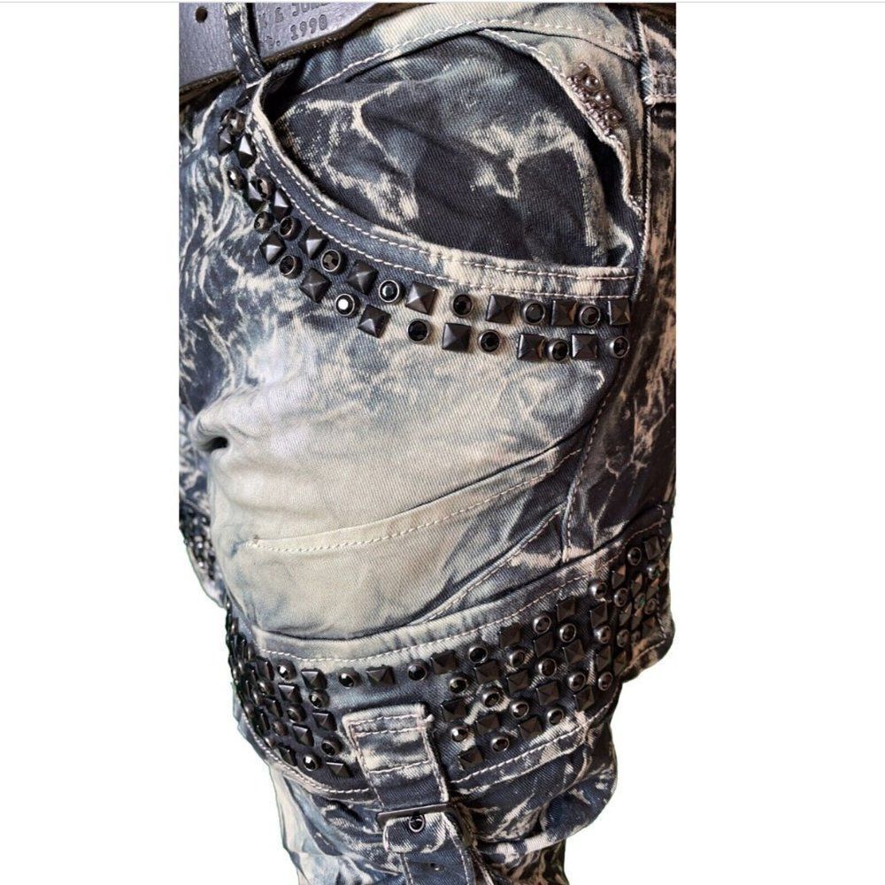 Cipo & Baxx Men's Lincoln Denim Regular Fit Black Khaki Jeans CD494 Sz 31W x 32L - Picture 8 of 15